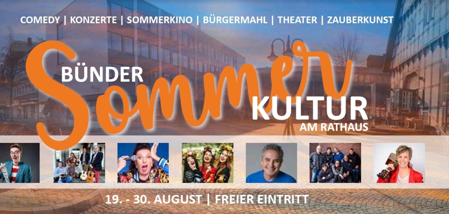 Bünder Sommerkultur, Bünde, 30.08.2026
